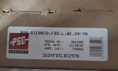 NIB PSE Archery Sicario Left Hand Hunting bow 70lbs 29in Draw Black