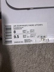 Nike Air Zoom Maxfly More Uptempo Athletic Running Track Spikes Black DN6948-001