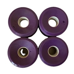 Orangatang Fat Free 65mm 83a 4-Pack Longboard Wheels Purple