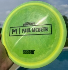 NEW Prototype Discraft Anax Paul McBeth 174g – Blendy Lemon Lime Swirl W/ Black