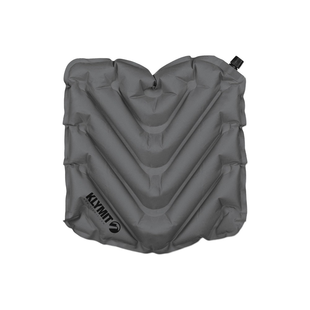 KLYMIT V Seat – Portable, Inflatable Padded One Size (Pack of 1), Gray
