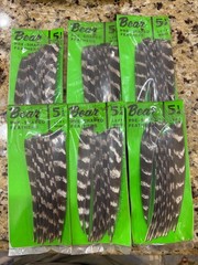 Fred Bear Vintage 5 1/4 Natural Barred Feathers Right or left wing