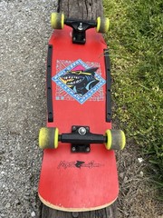 vintage Maui & Sons SHARKMAN Worldwide Surf Tour Skateboard 1980s/90s