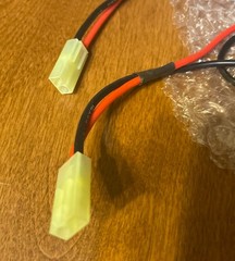 2x Zeee 9.6V Airsoft Battery 1600mAh NiMH Battery with Mini Tamiya Connector