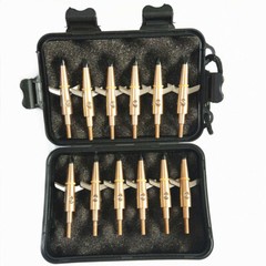12Pcs Golden Swhacker Broadheads 100 Grain 1.75″ Cut Compound Bow Crossbow Tips