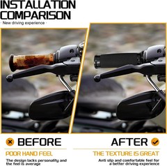 Motorcycle 1 inch Grips Handlebar Fit for Harley 25MM Throttle Hand Sportster…