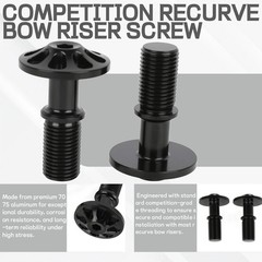 2X ILF Recurve Bow Riser Screw Mounting Limb Thread Screw Longbow Shooting Hunt