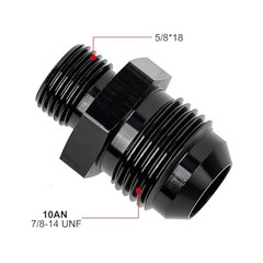 10AN Male Flare to 5/8 x 18 Male Metric Fitting Adapter 10AN to 5/8*18