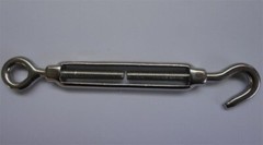 Stainless Steel 1/2 Inch Hook and Eye Heavy Duty Marine TurnbuckleSilver Tone