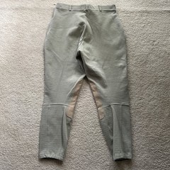 Equestrian Riding Pants On Course Light Green Size 32 Unique