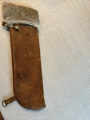 Vintage Leather And Fur Arrow Quiver