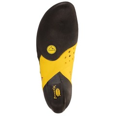 Excellent La Sportiva Solution Comp Men’s Climbing Shoes, Black/Yellow, M45