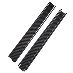 AMEYXGS 30 Inch 6.2 mm Pure Carbon Arrow Shaft Spine 400, black