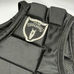 Phoenix Equestrian Protective Riding Vest Adult Small Size 36 Black Zip Horse