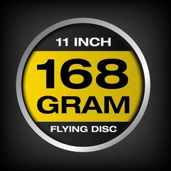Kan Jam Premium Frisbee for Outdoor Games, 11″ Diameter 168 Gram, Yellow