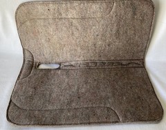 NEW Top Quality Contoured Wool Felt Saddle PAD~Cutout Wither Relief~Wear Leather