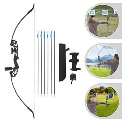 40LBS Recurve Bow Kit Takedown Recurve Bow Set Arrow Kit Right-handed Bow USA