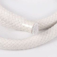 Braided Cotton Rope 131 Feet 1/2 Inch Natural Durable for Crafting DIY Projects