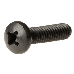 1/4″-20×1″ Black Pan Head Machine Screw