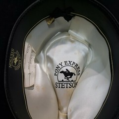 Stetson Pony Express DW411 Outland Black Wool Hat Size 7