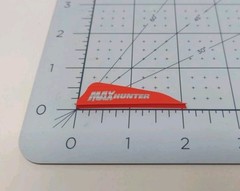 100 Pack AAE Max Hunter Premium Archery Arrow Vanes: 2.1″ Red: USA Seller