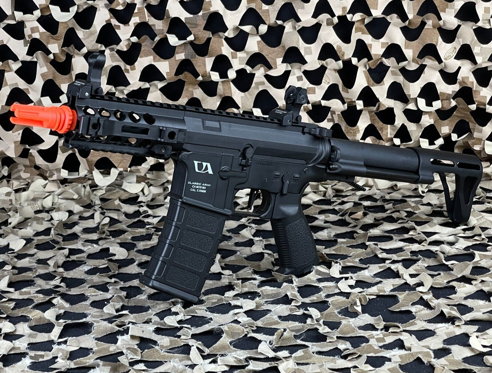NEW Classic Army Skirmish AR4 SBR ENF009P AEG Airsoft Gun – Black