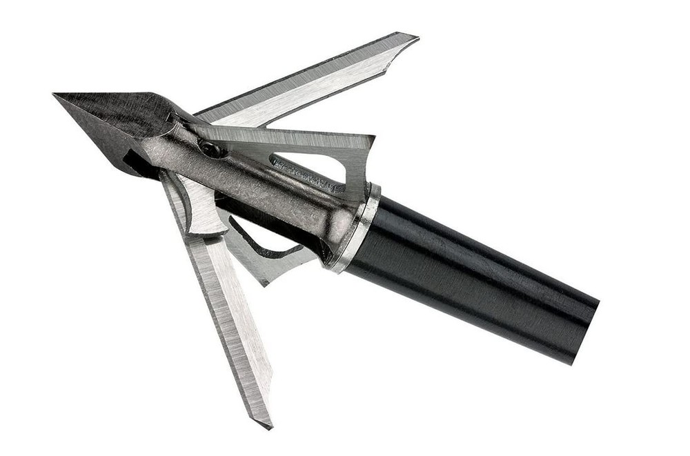 Broadheads Archery Mechanical Broadheads 100 Grain Expandable Blades, Hybrid 4 B