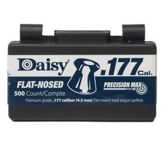 Daisy .177 Caliber PrecisionMax Flat Pellets, 500-Count for air guns