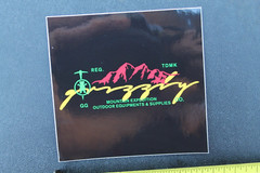 Grizzly Skateboards Griptape LRG Mountain Z58B Original Skateboarding STICKER