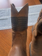 Ariat Men’s Boys Western Rambler Patriot Boots cowboy US Flag Style 7.5EE
