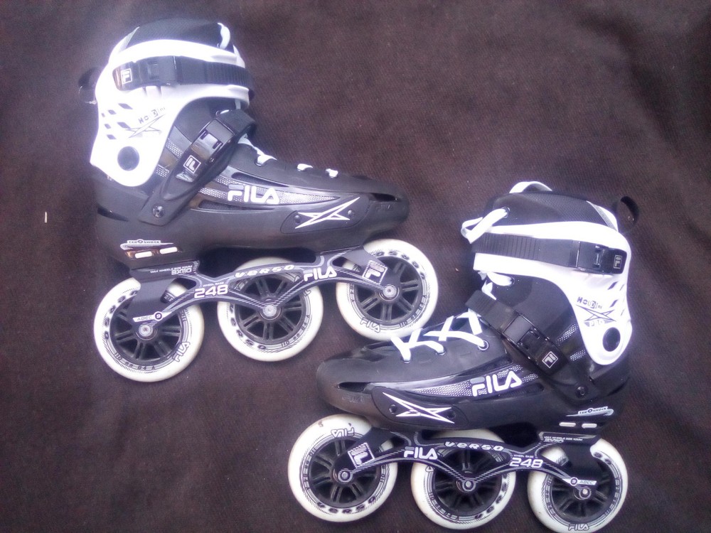 Fila Rollerblades – Size 11 – 110mm 3WD – Houndini Pro – Inline Skates