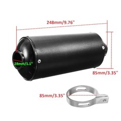 1.1″ 28mm Exhaust Muffler With Clamp for 90cc 110cc 125cc 140cc 150cc 160cc 4
