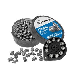 Harpex Athenas .25 ( 6.35mm) Cal Airgun Pellets 23.1gr Pointed High Accuracy