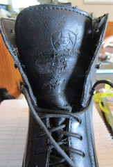 WOMENS ARIAT 10B BLACK STYLE 10000801 HERITAGE PADDOCK LACED UP BOOTS