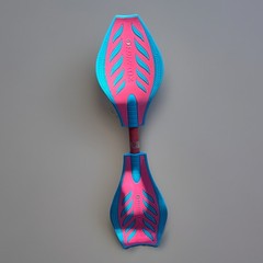Razor Ripstik Skateboard Swivel Caster Board 33″ Blue Pink