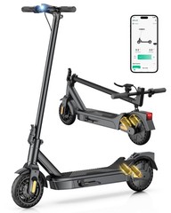 Adults Electric Scooter 19 Miles 20 MPH 8.5″ Tires Dual Suspension for Commuting