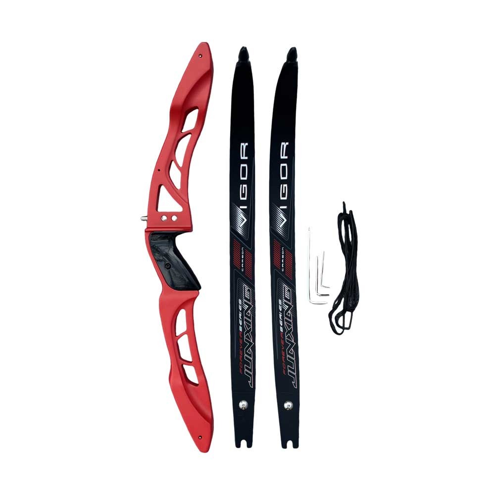 ILF 68″ Recurve Bow 25″ Aluminum Riser 20-40lbs Archery Target Hunting Shooting