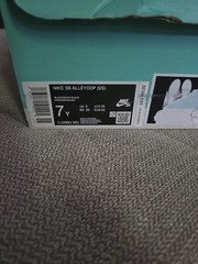Nike SB Alleyoop (GS) US 7Y UK 6 EUR 40 black with white Skateboarding Shoes