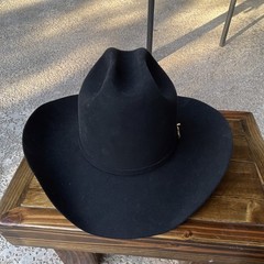 Vintage Larry Mahan’s By Milano Hat Co Fur Hat W Case Size 7 5/8 Made In The USA