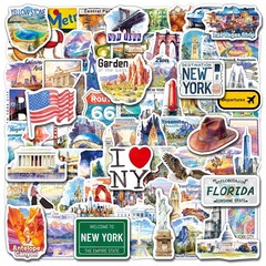 200PCS US State Travel Stickers for Scrapbook Journal, USA City Travel Sticke…