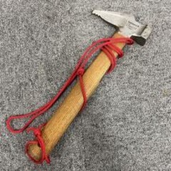 Vintage TOKYO TOP Guide Rock Hammer 31cm Wood Shaft Alpine Climbing Tool Japan