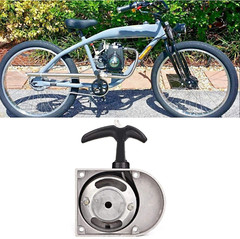 2 Stroke Bike Engine Kit,Alloy Pull Start,Alloy Easy Pull Start Motorcycle Pull