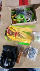 Powerful Hunting Slingshot Catapult Set with Bands/Ammos for Outdoor Shooting