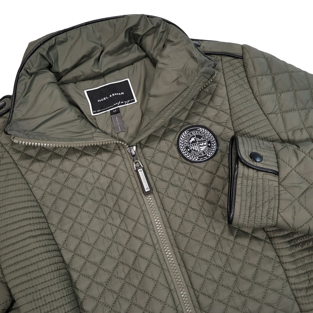 NOEL ASMAR Women’s XS Green Quilted Full Zip Spruce Meadows Equestrian Jacket