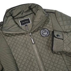 NOEL ASMAR Women’s XS Green Quilted Full Zip Spruce Meadows Equestrian Jacket