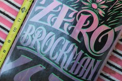 ZERO James Brockman Psychedelic Skull Flashback Rare 7.88x31in. SKATEBOARD DECK