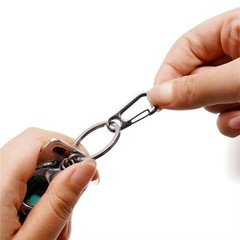 10 Pcs Mini Heavy Carabiner Snap Hook Clip Aluminum Outdoor Camping Key Chain US