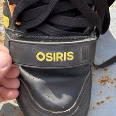 Osiris Tranzor High-Top Skateboarding Shoes Black Yellow Men’s US 12