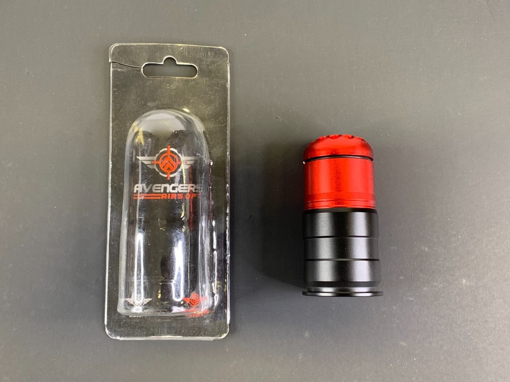 Avengers 40mm Airsoft Gas Shell (Model: 84rd Shower / Red Matte)