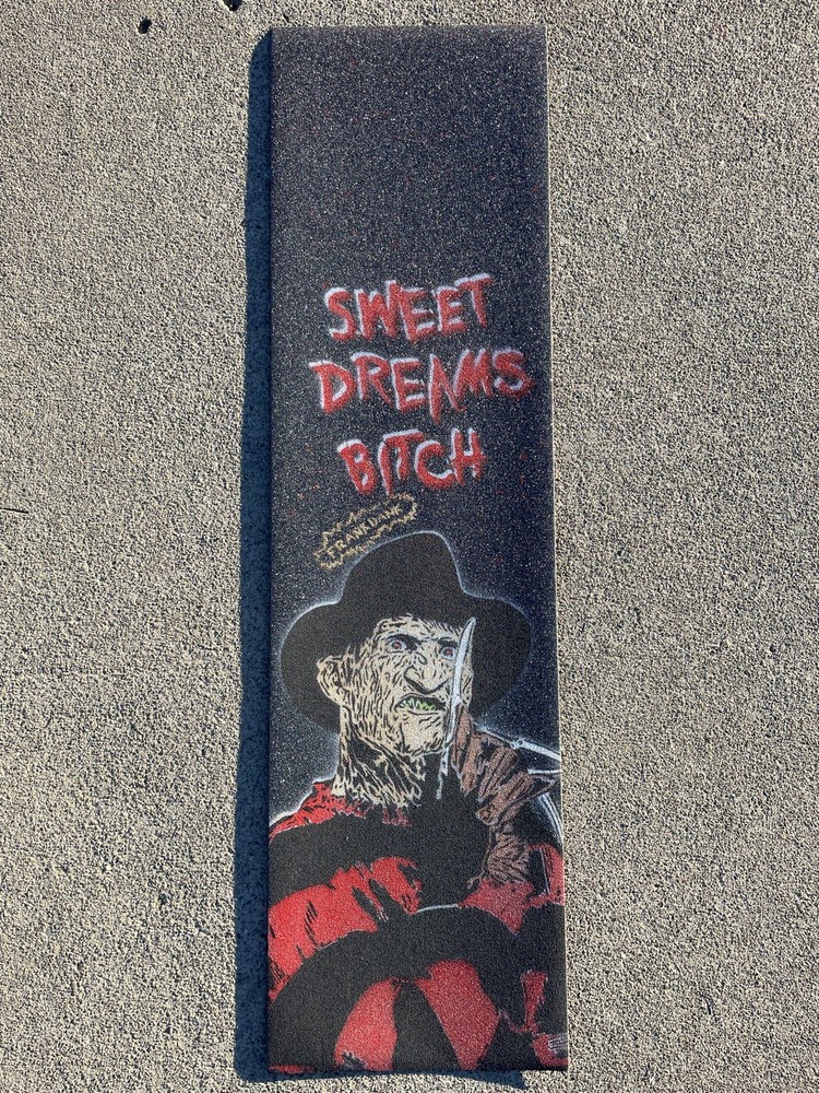 Mob Skateboard Graphic Grip Tape Nightmare on Elm Street Freddy Krueger Horror